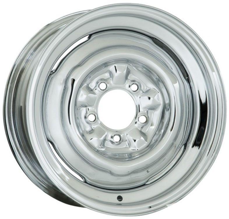 Wheel Vintiques Chrome Smoothie Steel Rim 15 x 7" (WV10-571204) WV10-571204