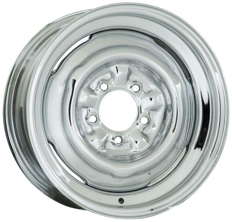 Wheel Vintiques Chrome Smoothie Steel Rim 15 x 8" (WV10-581204) WV10-581204