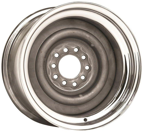 Wheel Vintiques Chrome Outer, raw Primer Center Smoothie Steel Rim 15 x 5" (WV13-551203) WV13-551203