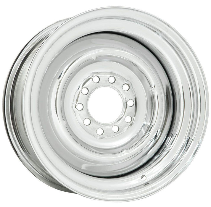 Wheel Vintiques Full Chrome Solid Steel Rim 15 x 5" (WV22-5512314)