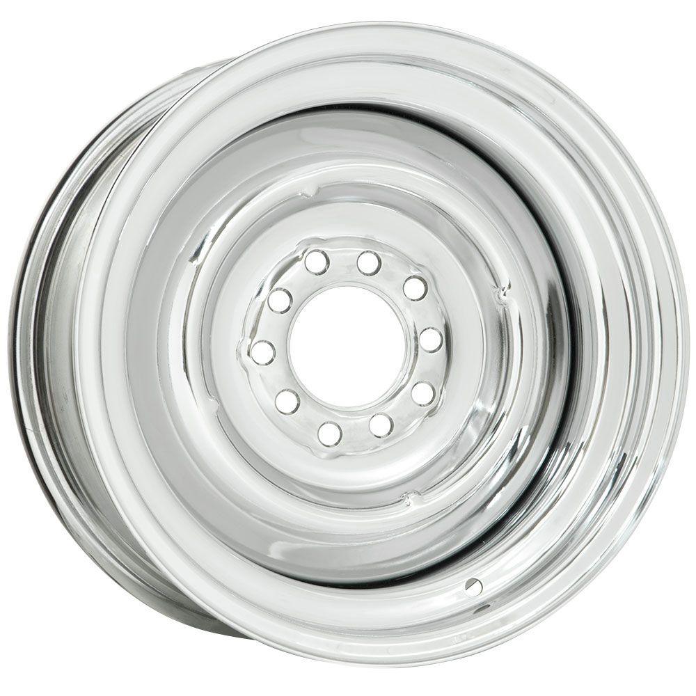 Wheel Vintiques Full Chrome Solid Steel Rim 15 x 8" (WV22-5812042) WV22-5812042