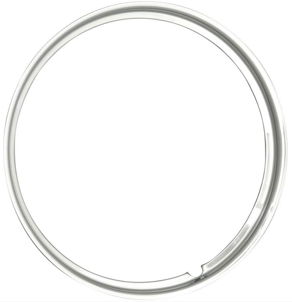 Wheel Vintiques Stainless 16" Smooth Hot Rod Style Trim Ring (WV3005-16) WV3005-16