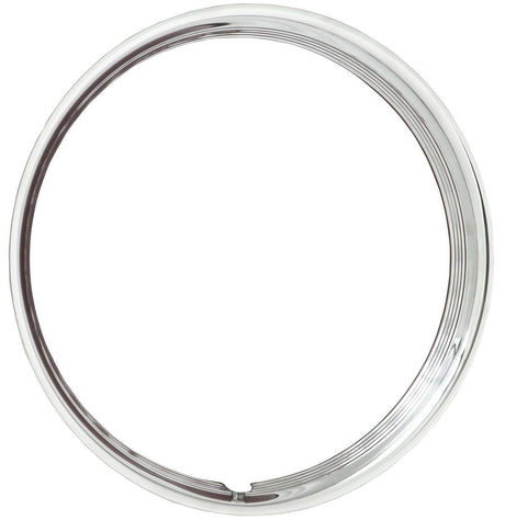Wheel Vintiques Stainless 16" Ribbed Hot Rod Style Trim Ring (WV3006-16) WV3006-16