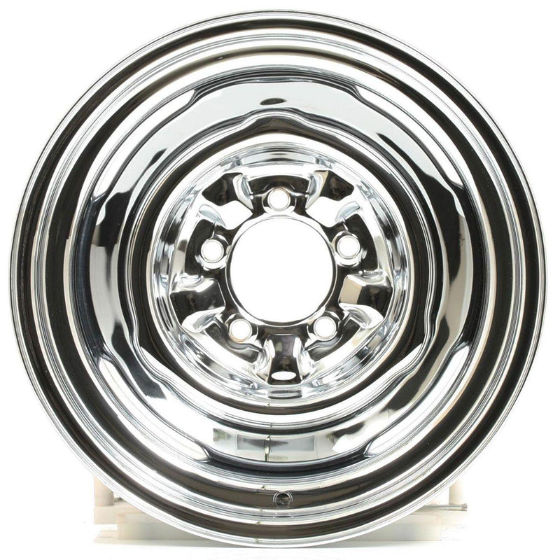 Wheel Vintiques Chrome O.E Ford Rim - Chev Style 15 x 8" (WV64-5812044)