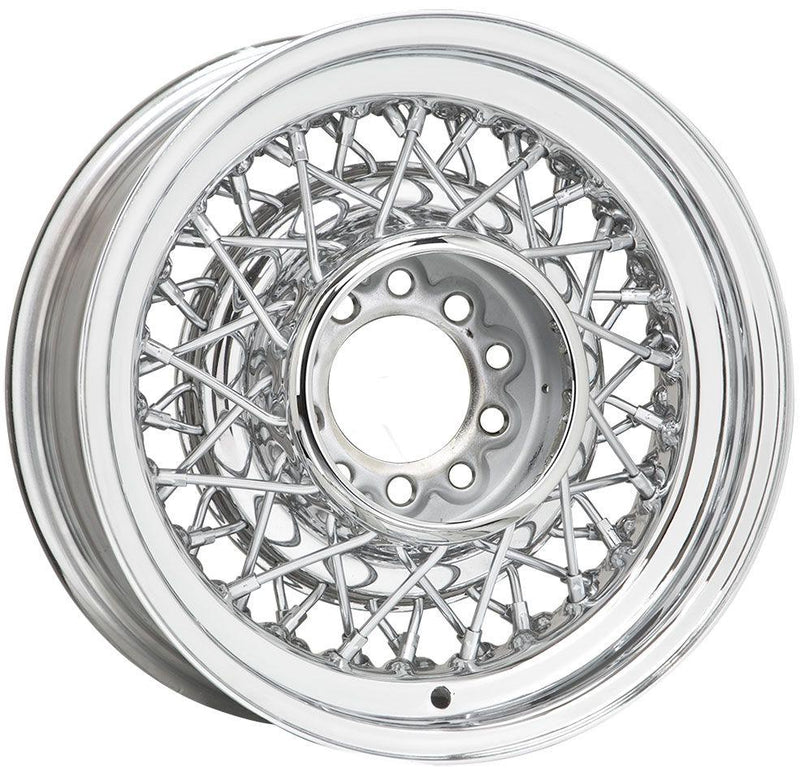 Wheel Vintiques Chrome Street Rod Wire Rim 15 x 8" (WV73-5812044) WV73-5812044