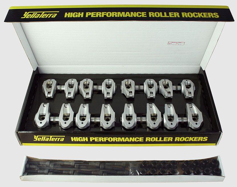 Yella Terra Ultralite Roller Rocker Set 1.8 Ratio (8mm Mount, Shaft Bolt-On Adjustable) (YT6668)