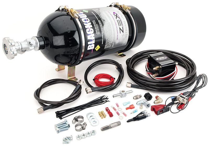 ZEX Blackout Series Universal 4-6 Cyl. EFI Wet Nitrous Kit (ZEX82021B) ZEX82021B