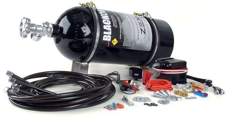 ZEX Blackout Series GM LS Wet Nozzle Nitrous Kit (ZEX82235B)