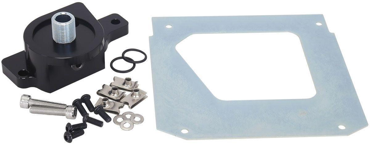 Aeroflow Fabricated GM LS Rear Sump Oil Pan with Oil Filter Attachment (AF82-2008)