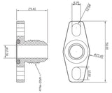 Aeroflow Turbo Drain Adapter (AF463-05)
