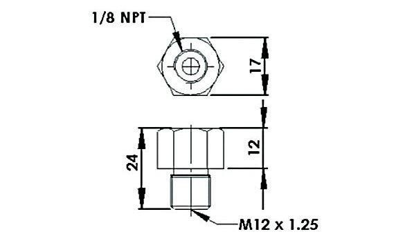 Aeroflow Fuel Rail Adapter (Red) (AF64-2063R)