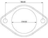 Aeroflow 2-Bolt Stainless Steel Flanges (AF9551-0009)