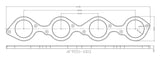 Aeroflow BB Chev 2-1/4" Round Port Header Flange (AF9551-1003)