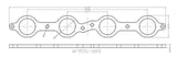 Aeroflow GM LS 1-3/4" Round Port Header Flange (AF9551-1005)