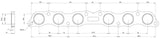Aeroflow Toyota 2JZ-GE Header Flange (AF9551-1026)