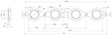 Aeroflow GM LS Header Flange (AF9551-1035)