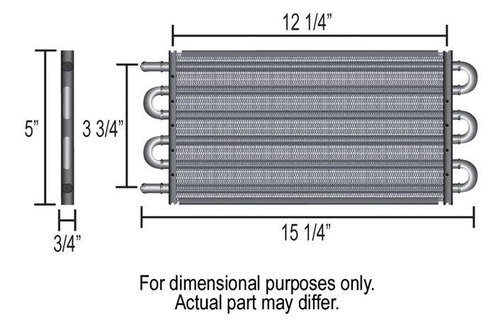 Derale Dyno-Cool 6000 Series Transmission Cooler Kit (DP12902)