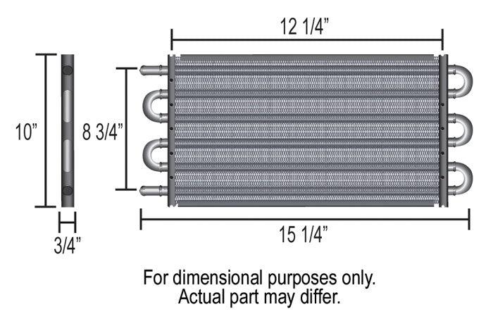 Derale Dyno-Cool 6000 Series Transmission Cooler Kit (DP12904)