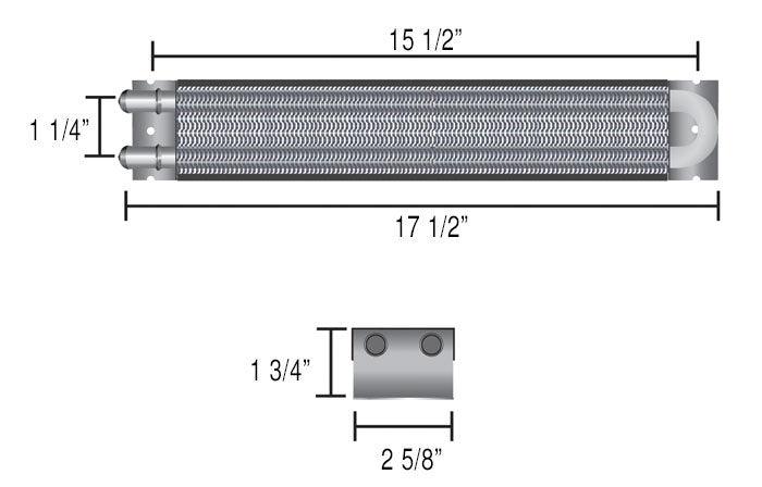 Derale Frame Rail Fluid Cooler (DP13221)