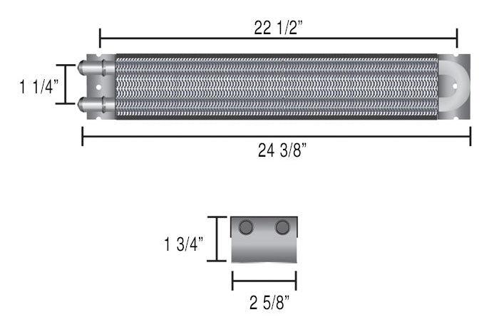 Derale Frame Rail Fluid Cooler (DP13225)