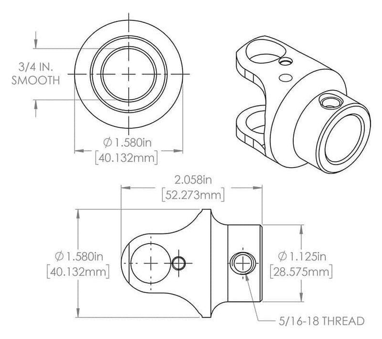 Flaming River Billet Universal Joint (FR1700)