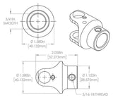 Flaming River Billet Universal Joint (FR1702)
