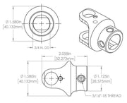 Flaming River Billet Universal Joint (FR1722DD)