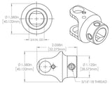 Flaming River Billet Universal Joint (FR1733DD)