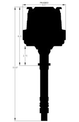 MSD Pro-Billet HEI Distributor - BLack (MSD83653)