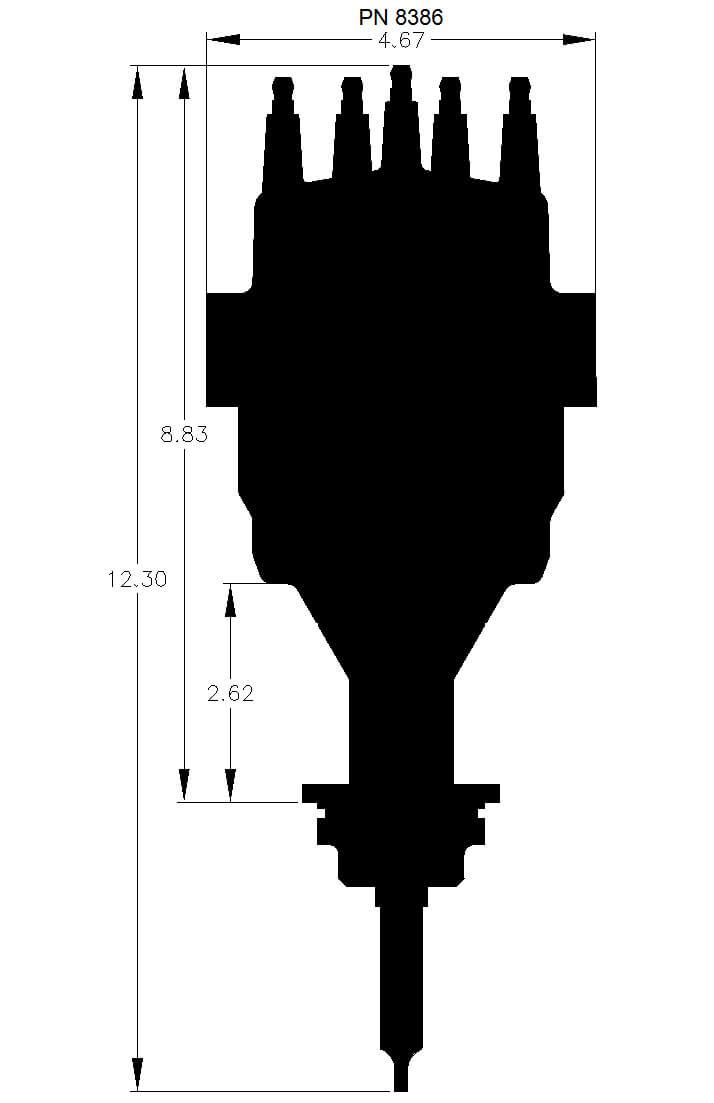 MSD Pro-Billet Ready-To-Run Distributor (MSD8386)