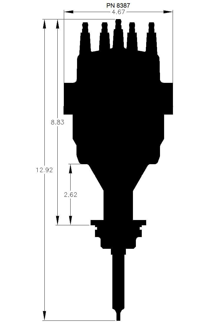 MSD Pro-Billet Ready-To-Run Distributor (MSD8387)