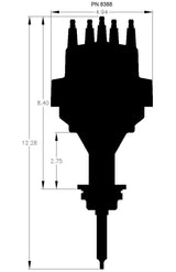 MSD Pro-Billet Ready-To-Run Distributor (MSD8388)