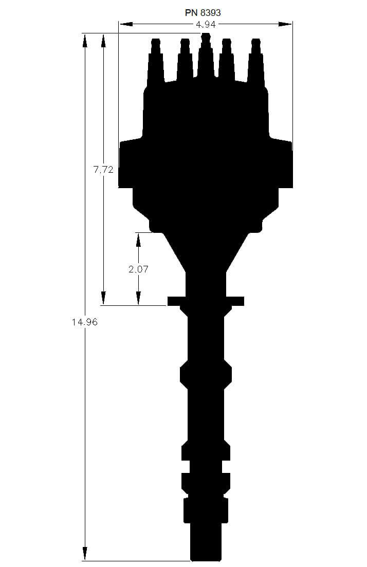 MSD Pro-Billet Ready-To-Run Distributor (MSD8393)
