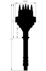 MSD Digital E-Curve Pro Billet Distributor (MSD8394)