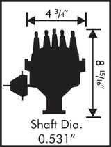 MSD Pro-Billet Street Distributor (MSD8478)