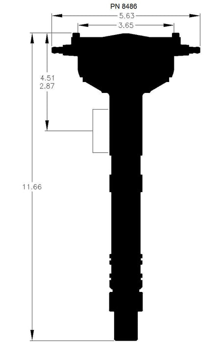 MSD Pro-Billet Crank Trigger Distributor (MSD8486)