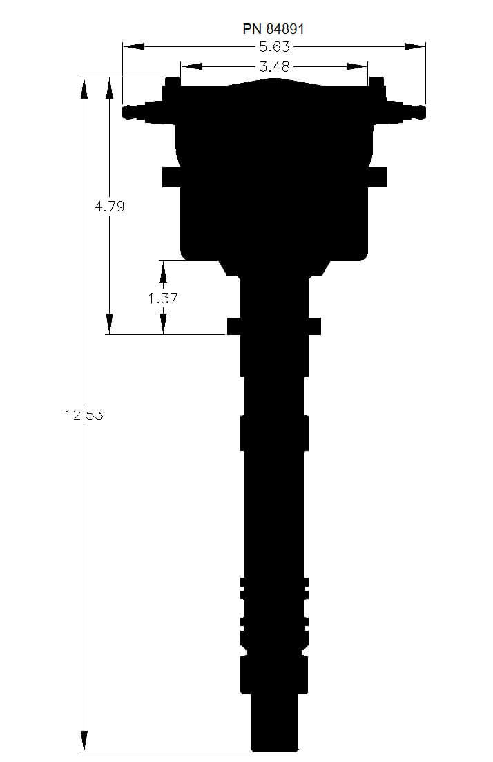 MSD Flat-Top Pro-Billet Distributor (MSD84891)