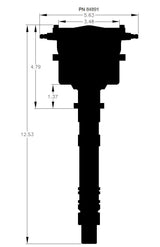 MSD Flat-Top Pro-Billet Distributor (MSD84891)