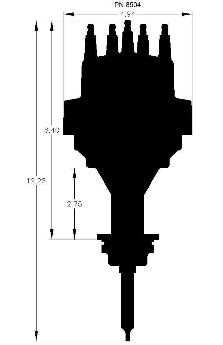 MSD Digital E-Curve Pro Billet Distributor (MSD8504)