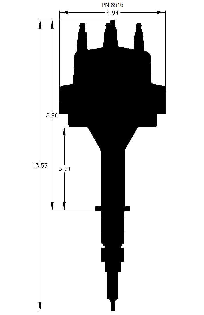 MSD Pro-Billet Distributor (MSD8516)