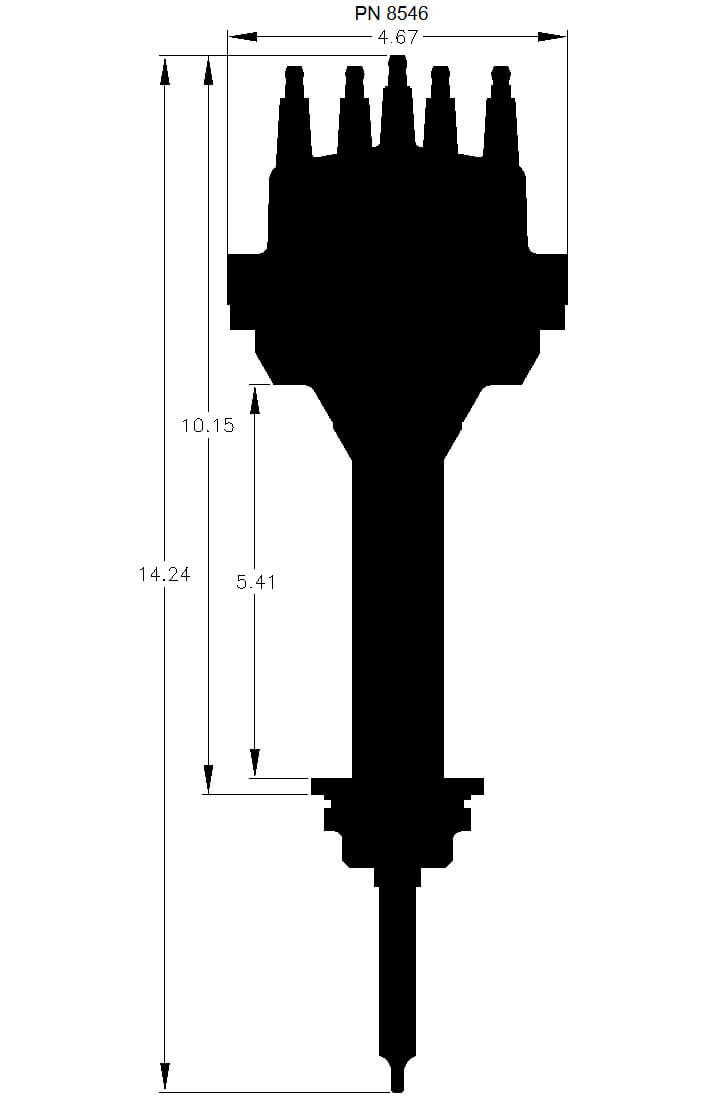 MSD Pro-Billet Distributor (MSD8546)