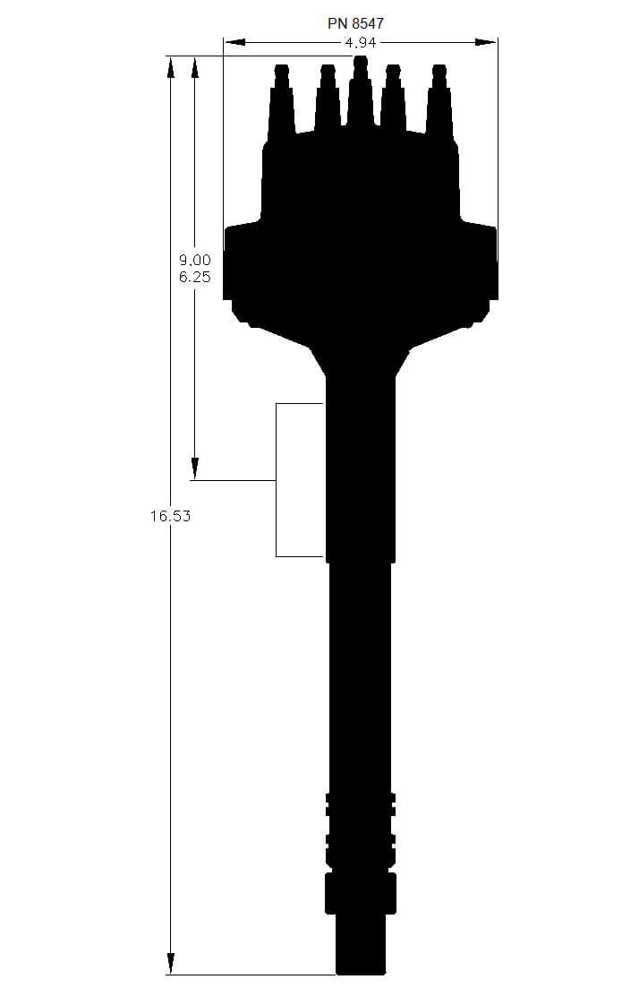 MSD Pro-Billet Distributor (MSD8547)