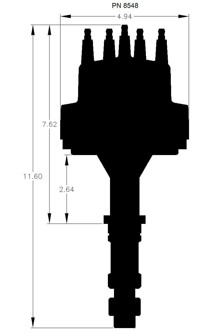 MSD Pro Billet Distributor (MSD8548)