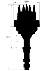 MSD Pro-Billet Ready-To-Run Distributor (MSD8552)