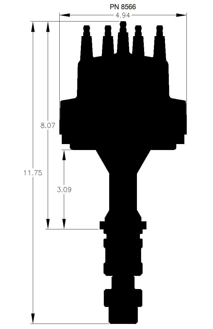 MSD Pro-Billet Distributor (MSD8566)