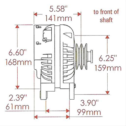 Powermaster Street Alternator (PM175091)