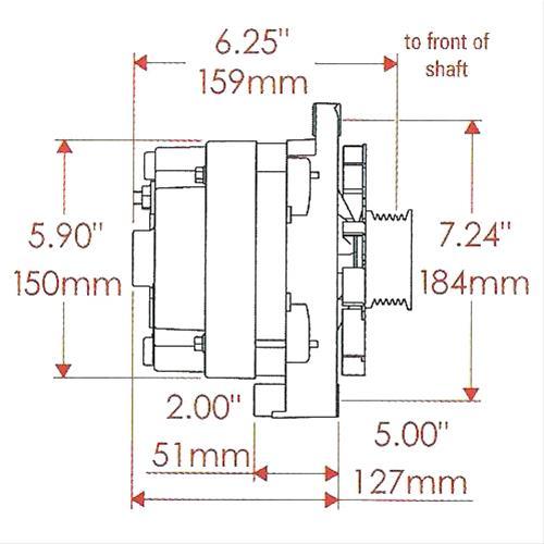 Powermaster Chrome GM/Chevy CS144 Style Alternator (PM37805)