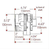 Powermaster Polished GM/Chevy Alternator (PM674611)