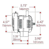 Powermaster Black GM Denso Style Race Alternator (PM8136)