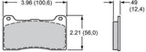 Wilwood PolyMatrix Brake Pad Set with B Compound (WB15B-9836K)